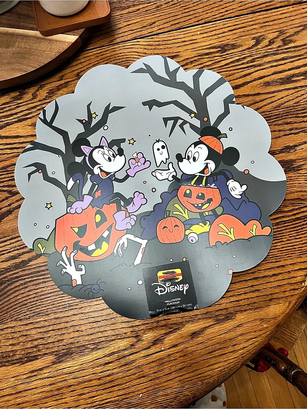 Disney Mickey Mouse & Minnie Mouse Halloween set of 2 Placemat by Celebrate Toge